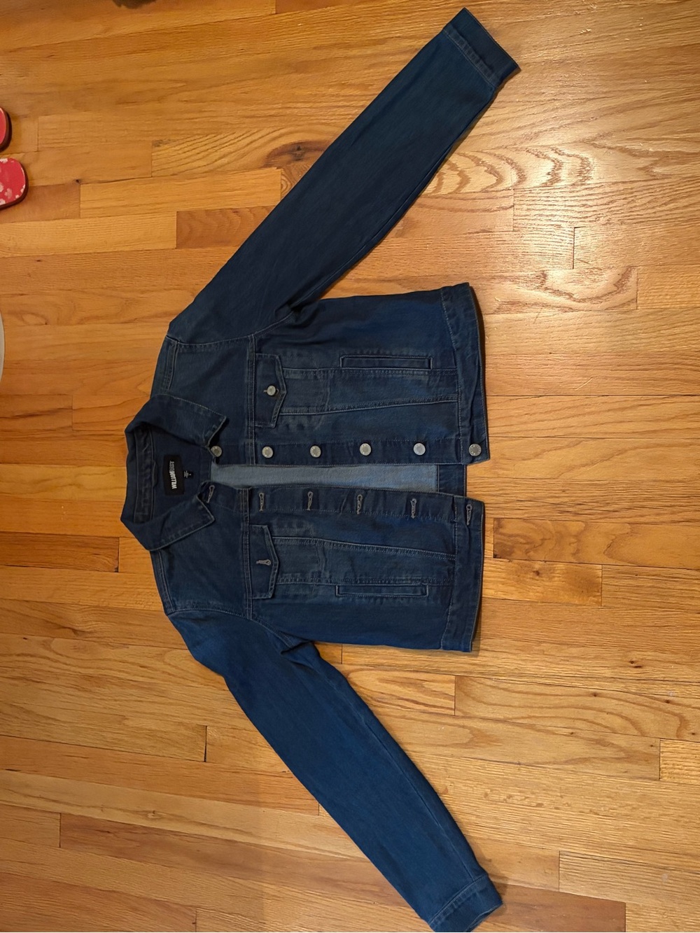 Women’s Dark Blue Denim Jacket - Youth Jean Jacket